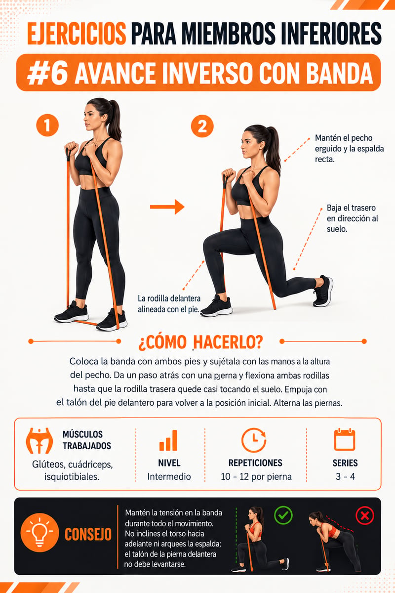 #6 Avance inverso con banda